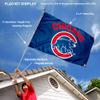 Chicago Baseball Team Walking Bear Flag Pole and Bracket Set view 2