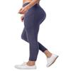 Ashen Fane Full Length High Waist Super Soft Workout Yoga Fitness Pants with Pockets, Vintage Denim, Small view 4