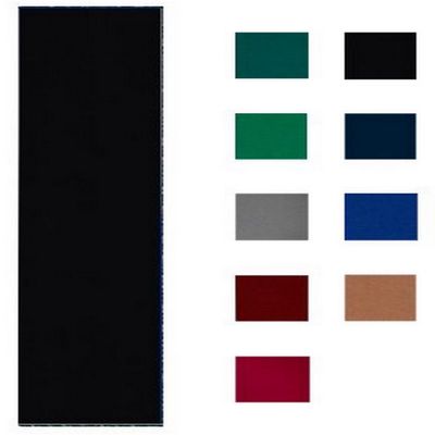 Accuplay Worsted Fast Speed Pre Cut Pool Table Felt - Billiard Cloth Black for 7' Table