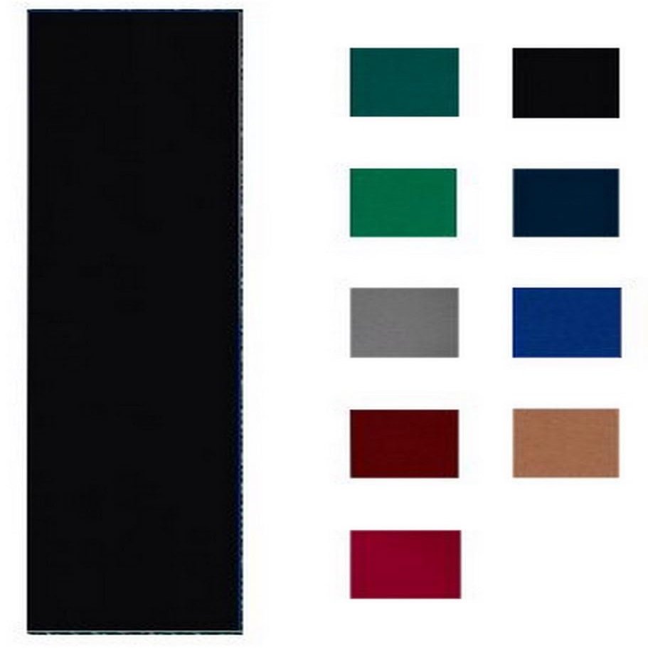 Accuplay Worsted Fast Speed Pre Cut Pool Table Felt - Billiard Cloth Black for 7' Table