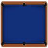 Accuplay Worsted Fast Speed Pre Cut Pool Table Felt - Billiard Cloth Blue for 8' Table view 3