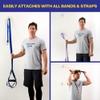 Anchor Gym Mini H1 (Set of 3) - Resistance Bands Wall Mount System | Wall Anchor for Resistance Bands, Suspension Straps & More - Off White view 4