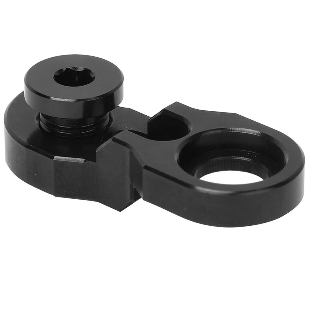 Derailleur Hanger Extender, RA105 Risk Bicycle Rear Derailleur Hanger Extension Bike Frame Tail Hook Extender for 34T-52T(Black)