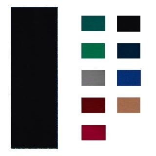 Accuplay Worsted Fast Speed Pre Cut Pool Table Felt - Billiard Cloth Black for 8' Table