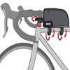 Two Wheel Gear - Commute Top Tube Frame Bag (1 L) - Water Resistant Gas Tank Style Bike Bag with Waterproof Zippers, Perfect for Mountain Biking, Commuting, and Touring view 4