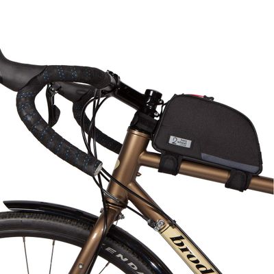 Two Wheel Gear - Commute Top Tube Frame Bag (1 L) - Water Resistant Gas Tank Style Bike Bag with Waterproof Zippers, Perfect for Mountain Biking, Commuting, and Touring