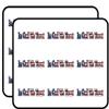 in God We Trust Vinyl Stickers 2" Each 18 Pack Stickers Durable and Waterproof for Laptops, Cars, Phones view 1