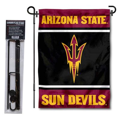 Arizona State Sun Devils Garden Flag with Stand Holder