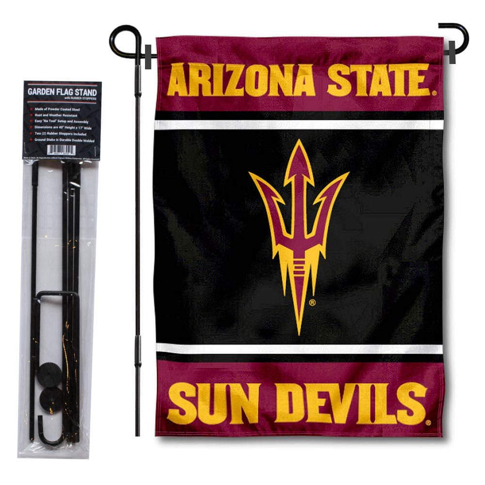 Arizona State Sun Devils Garden Flag with Stand Holder