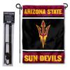 Arizona State Sun Devils Garden Flag with Stand Holder view 1