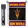 Arizona State Sun Devils Garden Flag with Stand Holder view 2