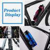 Bike Water Bottle Holder, KABON Lightweight Bicycle Alloy Aluminum Side Load Water Bottle Cage Brackets for Road Bike Cycling Accessories - Blue view 4