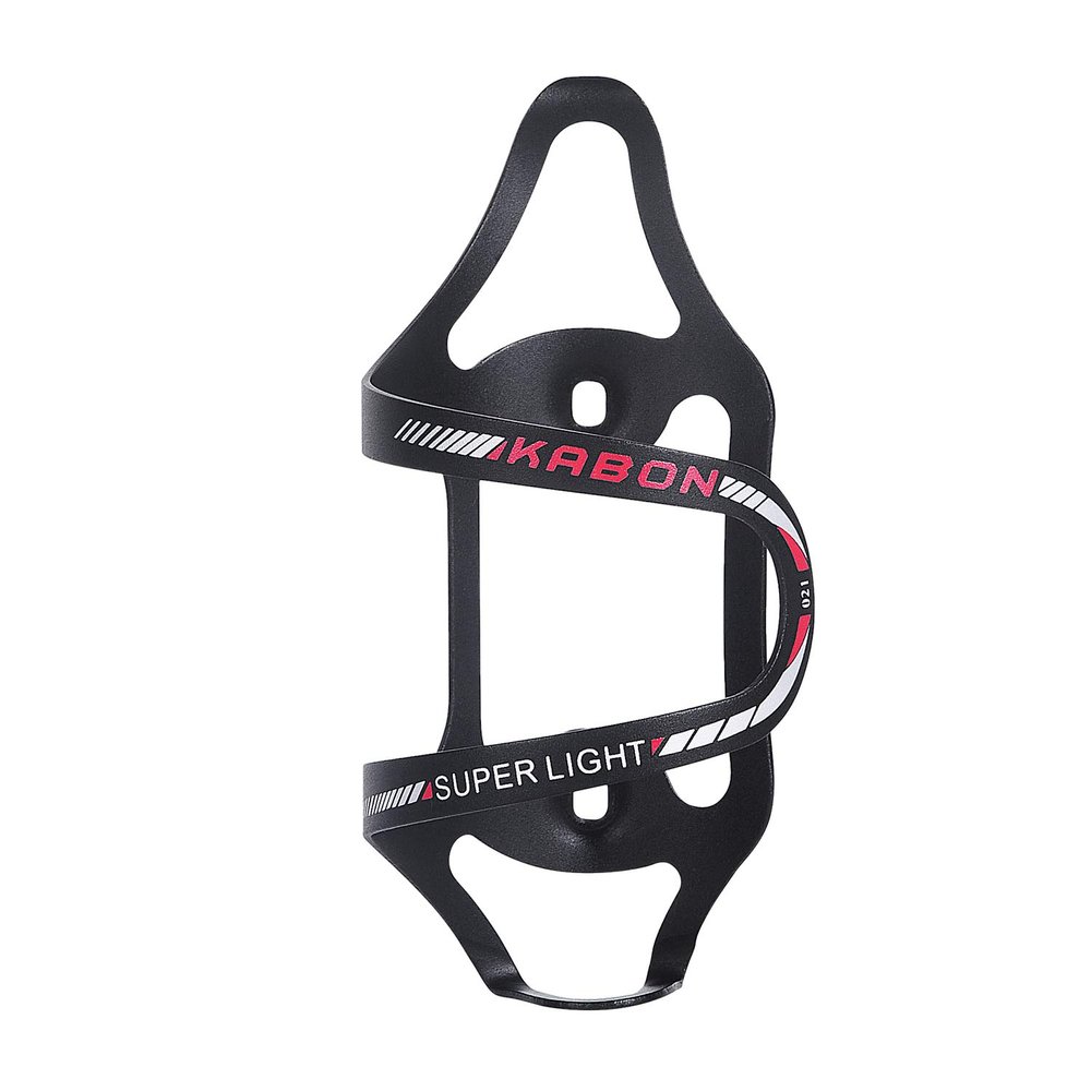 Bike Water Bottle Holder, KABON Lightweight Bicycle Alloy Aluminum Side Load Water Bottle Cage Brackets for Road Mountain Bike Cycling Accessories - Red