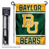Baylor Bears Garden Flag with Stand Holder view 2