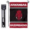 Arkansas Razorbacks Garden Flag with Stand Holder view 2