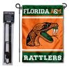 Florida A&M Rattlers Garden Flag with Stand Holder view 1