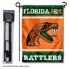 Florida A&M Rattlers Garden Flag with Stand Holder view 2