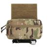 KRYDEX Tactical Drop Pouch Sub Abdominal Carrying Kit Bag Fanny Pack with Hook and Loop Panel for Tactical Vest Chest Rig (Camo) view 1