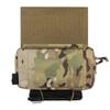 KRYDEX Tactical Drop Pouch Sub Abdominal Carrying Kit Bag Fanny Pack with Hook and Loop Panel for Tactical Vest Chest Rig (Camo) view 2