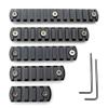 Trirock 5-Pack Black Keymod Picatinny Rail Sections kit fits Key mod handguard Rail Mount System - 5,7,9,11,13 Slots view 1