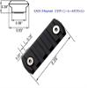 Trirock 5-Pack Black Keymod Picatinny Rail Sections kit fits Key mod handguard Rail Mount System - 5,7,9,11,13 Slots view 3