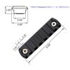 Trirock 5-Pack Black Keymod Picatinny Rail Sections kit fits Key mod handguard Rail Mount System - 5,7,9,11,13 Slots view 4