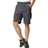 JOMLUN Boys Hiking Pants Kids Cargo Outdoor Casual Camping Pants Quick Dry Convertible Zip Off Trousers Gray view 2