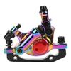 Hydraulic Disc Aluminium Alloy No Hydraulic Disc Brakes Levers Calipers Front Rear Brake Set(Colorful) view 2