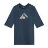 Kanu Surf Boys, Paradise UPF 50 Sun Protective Rashguard Swim Shirt, Apollo Navy, 12 view 1