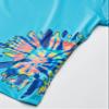 Kanu Surf Girls' Karlie UPF 50+ Sun Protective Rashguard Swim Shirt, Camille Aqua, 10 view 2