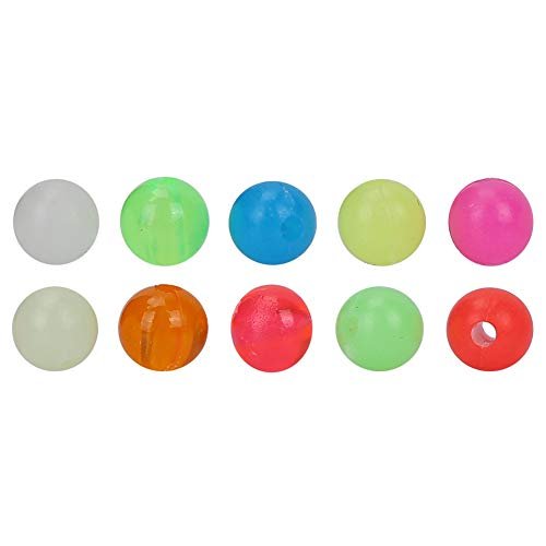 1000Pcs Fishing Beads Colorful Luminous Fishing Eggs for Fishing Tackle Accessory