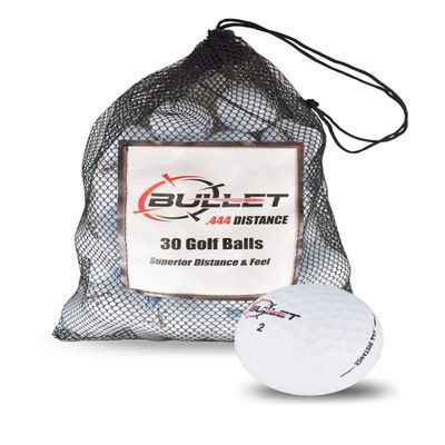 Bullet .444 Distance Golf Balls [30-Ball] White