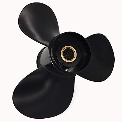 ARKDOZA Aluminum Outboard Propeller for Mercury 25-70HP Engine 3 Blade 13 Spline Tooth RH 12 1/4x9