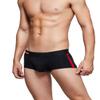 SEOBEAN Mens Low Rise Side Line Boxer Brief Nano Underwear (00204 Black, XXL(36-38")) view 2