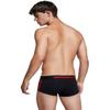 SEOBEAN Mens Low Rise Side Line Boxer Brief Nano Underwear (00204 Black, XXL(36-38")) view 4