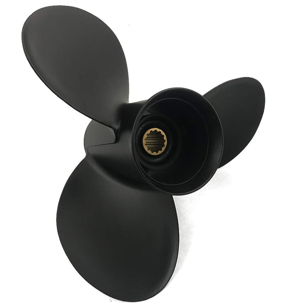 ARKDOZA 3 Blade Aluminum Propeller for Suzuki Outboard 35-65HP 13 Spline RH 11 1/2x13