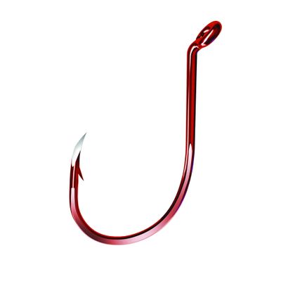 TROKAR LONG SHANK OCTOPUS RED