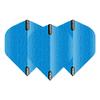 RED DRAGON Hardcore XT Blue Patterned Extra Thick Standard Dart Flights - 5 Sets Per Pack (15 Dart Flights in Total) view 3