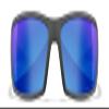 Wiley X WX Twisted Captivate Polarized Sunglasses, Safety Glasses for Men and Women, UV Eye Protection for Shooting, Fishing, Biking, and Extreme Sports, Matte Grey Frames, Blue Tinted Lenses view 2