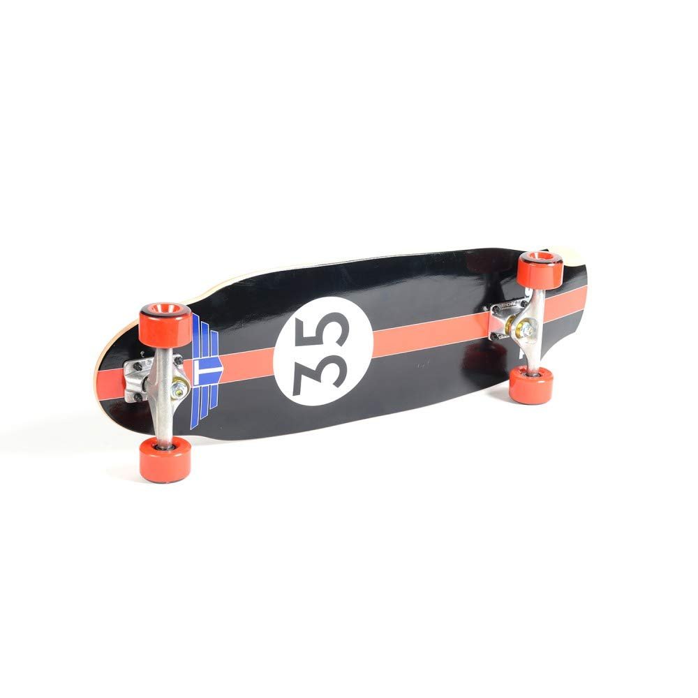 Skate Cruiser 7 Ply with Red Wheel, 9.25" x 31.75"
