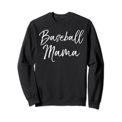 Baseball Mom Mother's Day Gift from Son Cute Baseball Mama Sweatshirt