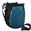 MoKo Rock Climbing Chalk Bag, Bouldering Chalk Pot Bucket with Adjustable Belt & Carabiner Drawstring Climbing Gear for Rock Climbing Weight Lifting Gymnastics Crossfit - Black & Royal Blue view 1