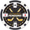 Masterpieces Casino - NHL Pittsburgh Penguins - 100 Piece Poker Chip Set with Tray view 3