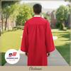 CLERKMANS Red High School Graduation Gown  Matte Fabric 54 (5'9"-5'11") view 4