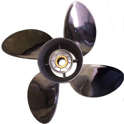 ARKDOZA 4 Blades 13x19 Stainless Steel Propeller for Honda 15 Spline Tooth 60-130hp RH BF60 BF75 BF90 BF115 BF130HP Outboards