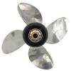 ARKDOZA 4 Blades 13x19 Stainless Steel Propeller for Honda 15 Spline Tooth 60-130hp RH BF60 BF75 BF90 BF115 BF130HP Outboards view 2