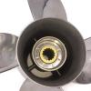 ARKDOZA 4 Blades 13x19 Stainless Steel Propeller for Honda 15 Spline Tooth 60-130hp RH BF60 BF75 BF90 BF115 BF130HP Outboards view 3