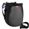 MoKo Rock Climbing Chalk Bag, Bouldering Chalk Pot Bucket with Adjustable Belt & Carabiner Drawstring Climbing Gear for Rock Climbing Weight Lifting Gymnastics Crossfit - Black & Gray view 1