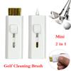VEASAERS Amy Sport Golf Club Brush Groove Cleaner Mini Pocket Retractable Cleaning Tool Value 5 Pack Dual Side Wire Bristle Iron Regrooving Brushes Gift Ideal for Men Women Golfer (5 Pack Mini Brush) view 2