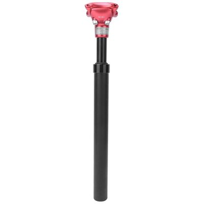 Keenso Seat Post 27.2mmx350mm, SPS-405 Aluminium Alloy Suspension Seat Post Tube for Mountain 27MM(Black & red)